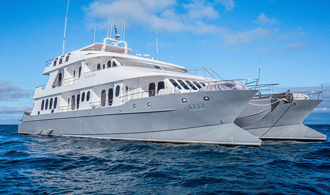  Slide Exterior Alya Catamaran - Galaxy Cruises