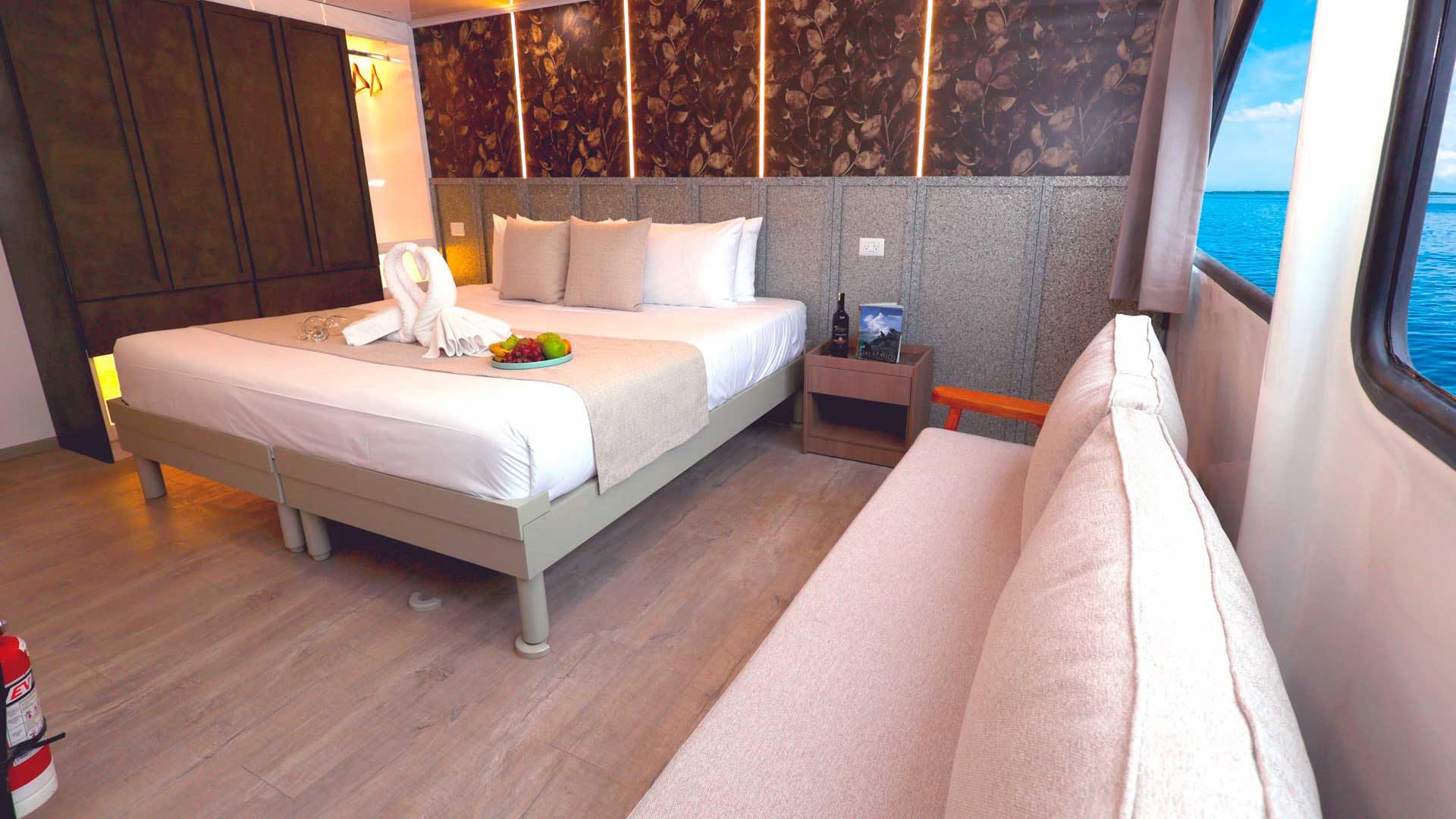 Cabins Slide Ecogalaxy Catamaran- Galaxy Cruises