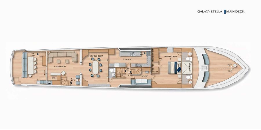 Maindeck and  Lower Deck - Galaxy Stella